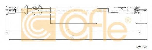 COFLE S21020 Трос спідометра