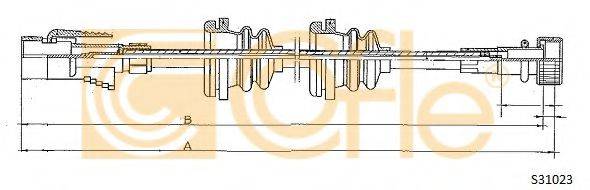 COFLE S31023 Трос спідометра