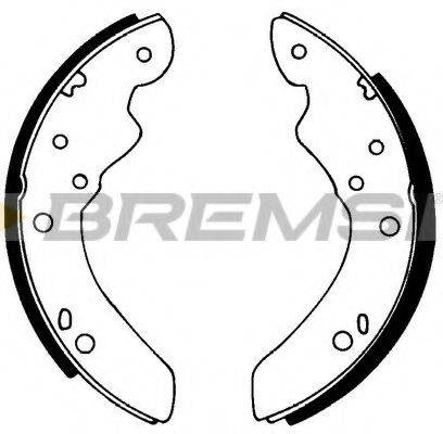 BREMSI GF0213 Комплект гальмівних колодок