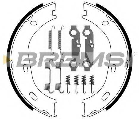 BREMSI GF03011 Комплект гальмівних колодок, стоянкова гальмівна система