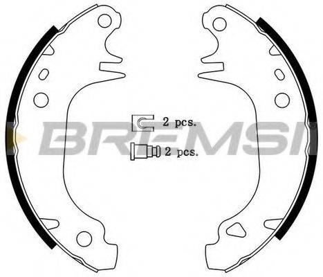 BREMSI GF0414 Комплект гальмівних колодок