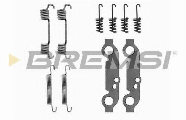 BREMSI SK0537 Комплектуючі, гальмівна колодка