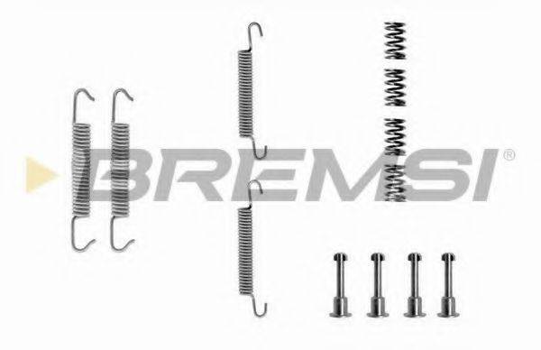 BREMSI SK0621 Комплектуючі, гальмівна колодка