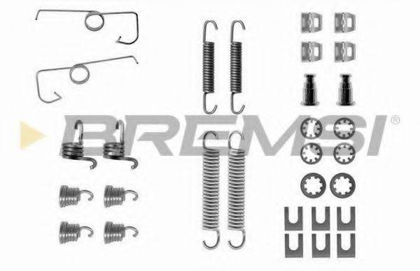 BREMSI SK0644 Комплектуючі, гальмівна колодка