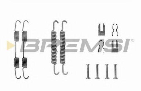 BREMSI SK0666 Комплектуючі, гальмівна колодка