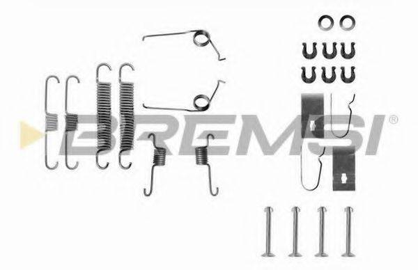 BREMSI SK0693 Комплектуючі, гальмівна колодка