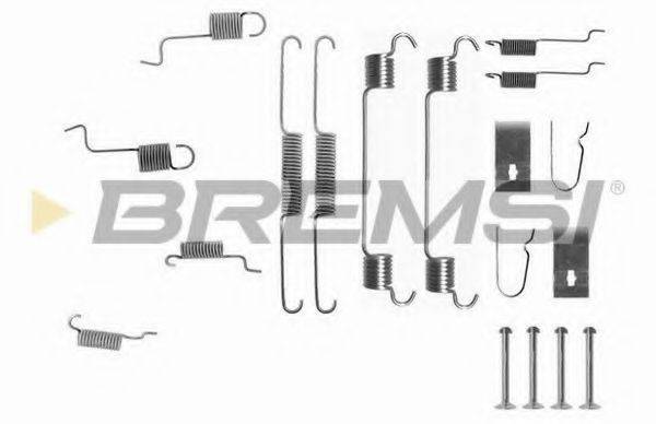 BREMSI SK0742 Комплектуючі, гальмівна колодка