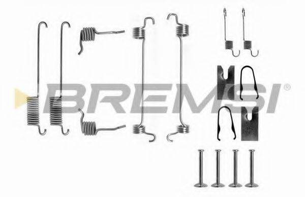 BREMSI SK0751 Комплектуючі, гальмівна колодка