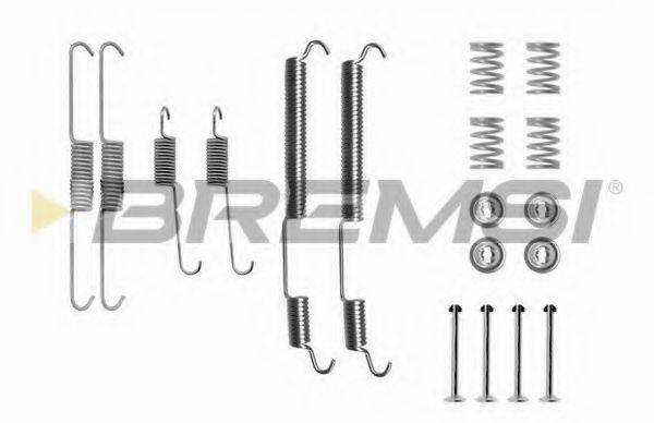 BREMSI SK0753 Комплектуючі, гальмівна колодка