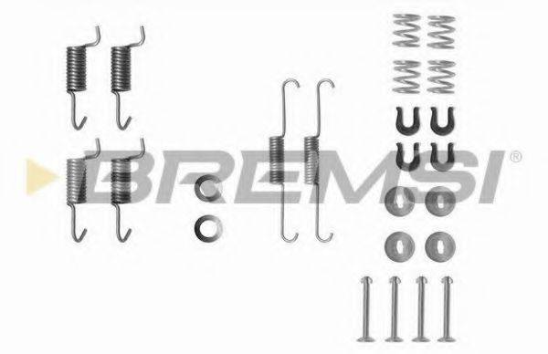 BREMSI SK0788 Комплектуючі, гальмівна колодка