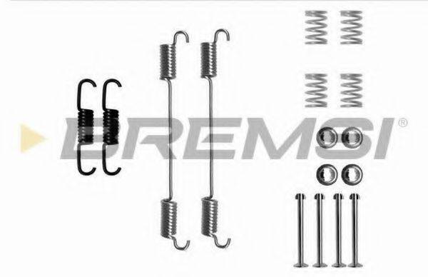 BREMSI SK0796 Комплектуючі, гальмівна колодка