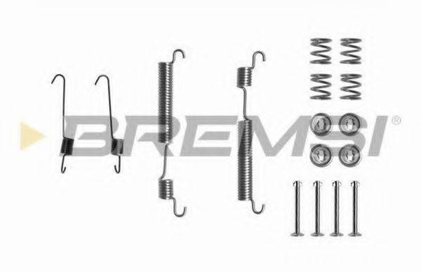 BREMSI SK0822 Комплектуючі, гальмівна колодка