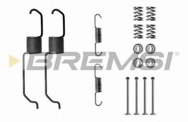 BREMSI SK0825 Комплектуючі, гальмівна колодка