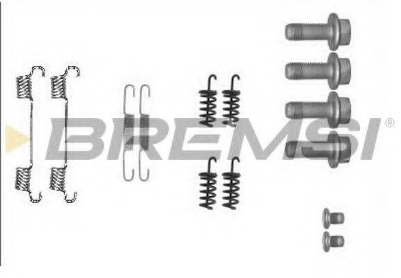 BREMSI SK0878 Комплектуючі, гальмівна колодка