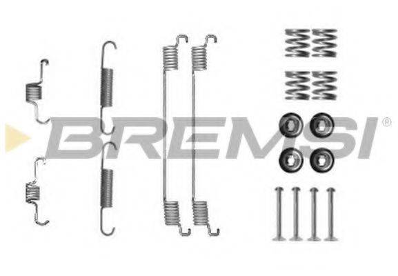 BREMSI SK0889 Комплектуючі, гальмівна колодка