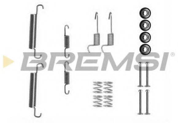 BREMSI SK0894 Комплектуючі, гальмівна колодка