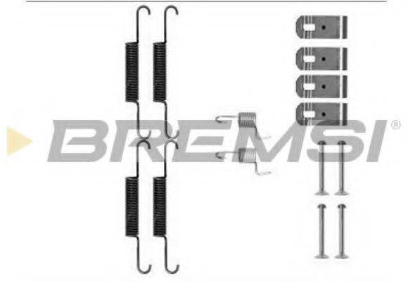 BREMSI SK0895 Комплектуючі, гальмівна колодка