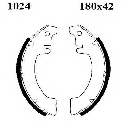 BSF 06009 Комплект гальмівних колодок