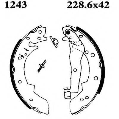 BSF 06138 Комплект гальмівних колодок