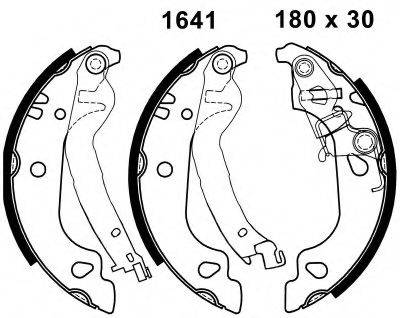 BSF 01641 Комплект гальмівних колодок