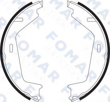 FOMAR FRICTION FO9061 Комплект гальмівних колодок, стоянкова гальмівна система