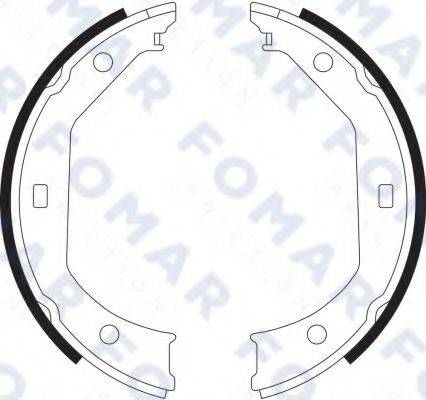 FOMAR FRICTION FO9065 Комплект гальмівних колодок, стоянкова гальмівна система