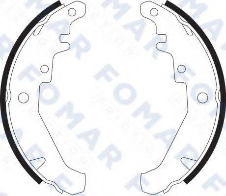 FOMAR FRICTION FO9067 Комплект гальмівних колодок