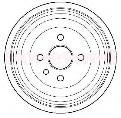 BENDIX 329202B Гальмівний барабан