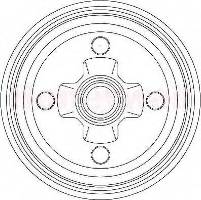 BENDIX 329225B Гальмівний барабан