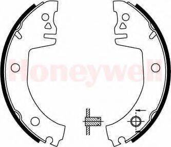 BENDIX 361535B Комплект гальмівних колодок