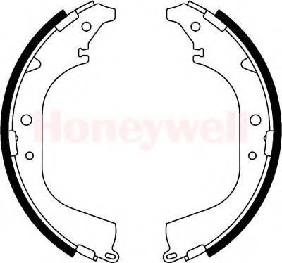 BENDIX 362017B Комплект гальмівних колодок