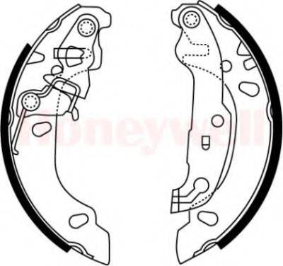 BENDIX 362412B Комплект гальмівних колодок