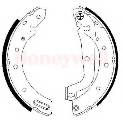 BENDIX 362448B Комплект гальмівних колодок