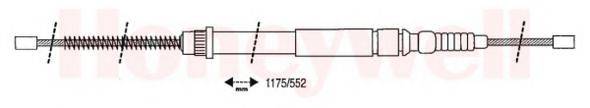 BENDIX 431104B Трос, стоянкова гальмівна система