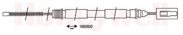 BENDIX 431201B Трос, стоянкова гальмівна система