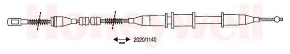 BENDIX 432097B Трос, стоянкова гальмівна система