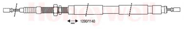 BENDIX 432414B Трос, стоянкова гальмівна система