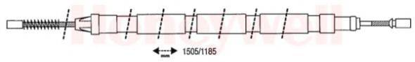 BENDIX 432876B Трос, стоянкова гальмівна система