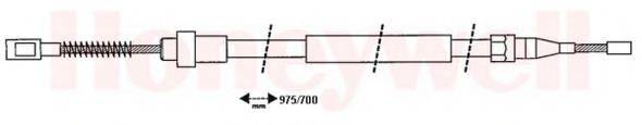 BENDIX 432891B Трос, стоянкова гальмівна система