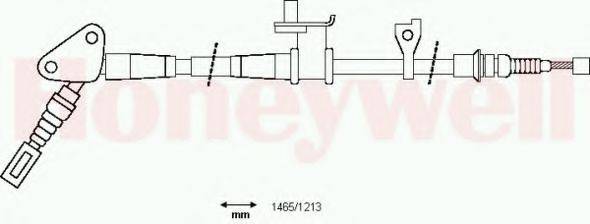 BENDIX 434354B Трос, стоянкова гальмівна система