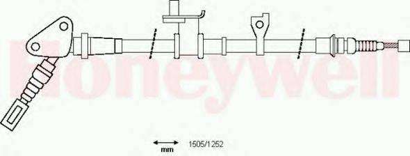 BENDIX 434355B Трос, стоянкова гальмівна система