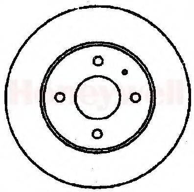 BENDIX 561126B гальмівний диск