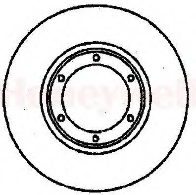 BENDIX 561168B гальмівний диск