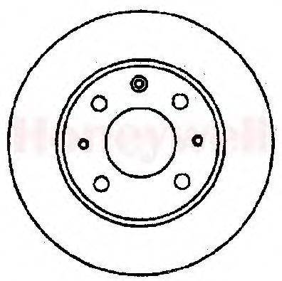 BENDIX 561204B гальмівний диск