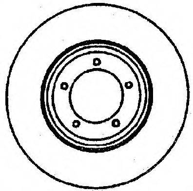 BENDIX 561282B гальмівний диск