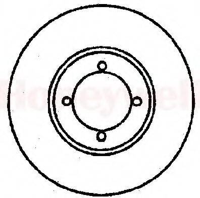 BENDIX 561292B гальмівний диск