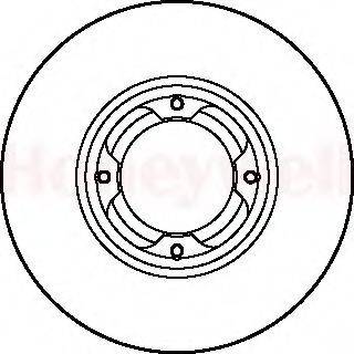 BENDIX 561367B гальмівний диск