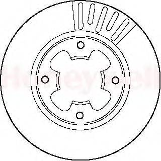 BENDIX 561423B гальмівний диск