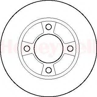 BENDIX 561449B гальмівний диск