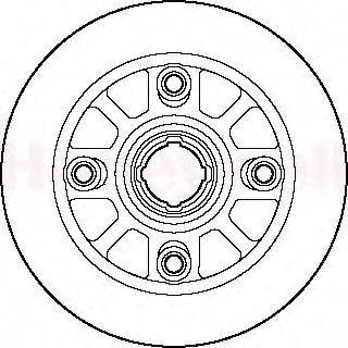 BENDIX 561540B гальмівний диск